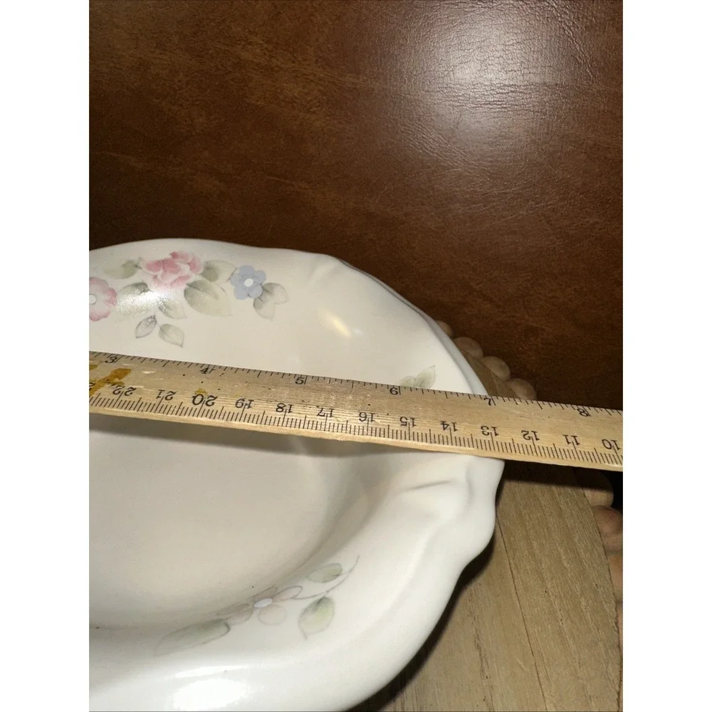 VTG Pfaltzgraff Tea Rose Fluted Bowl 7